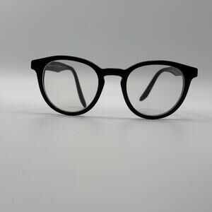 Giorgio Armani AR7227 5963 Black Round Eyeglasses Frames 50-21-145 Italy